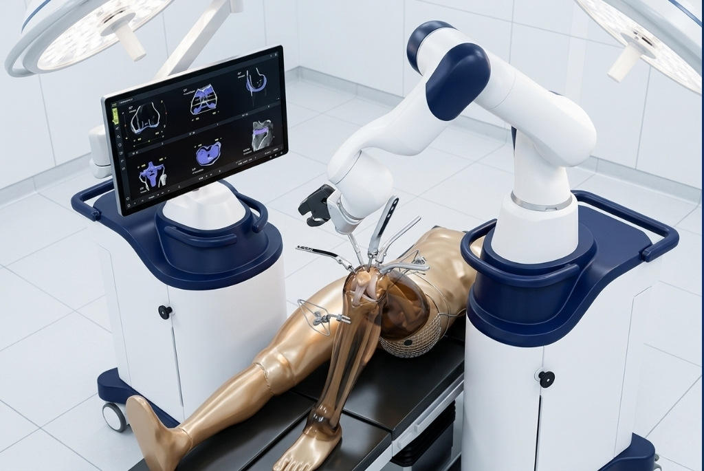robot knee replacement
